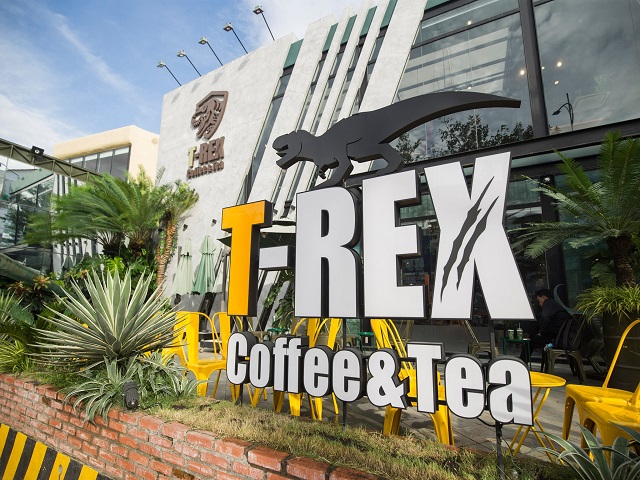 Khám phá “khu rừng nhiệt đới” T-Rex Coffee & Tea tại Biên Hòa