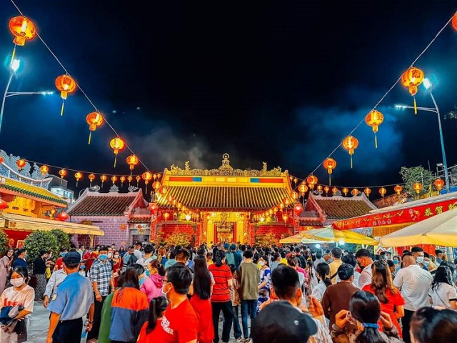 Unique festival of Ong Pagoda - Cu Lao Street in 2023