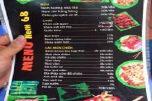 Menu Nem 68