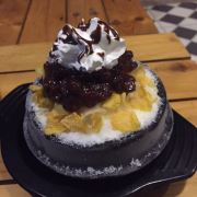 Bingsu đậu đỏ truyền thống