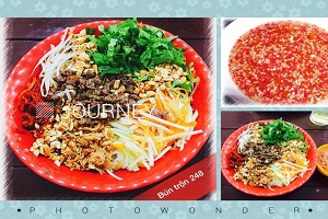 Bún trộn