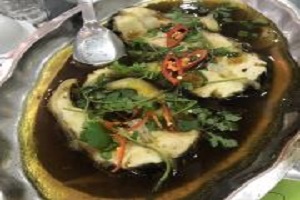 Cá lăng hấp xíu