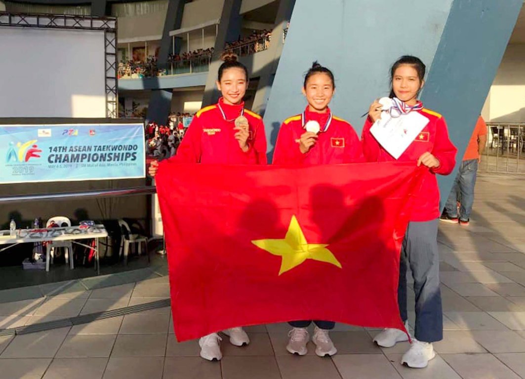 Vĩnh Long đóng góp 3 HCV giải vô địch Taekwondo Đông Nam Á lần thứ 14- 2019 