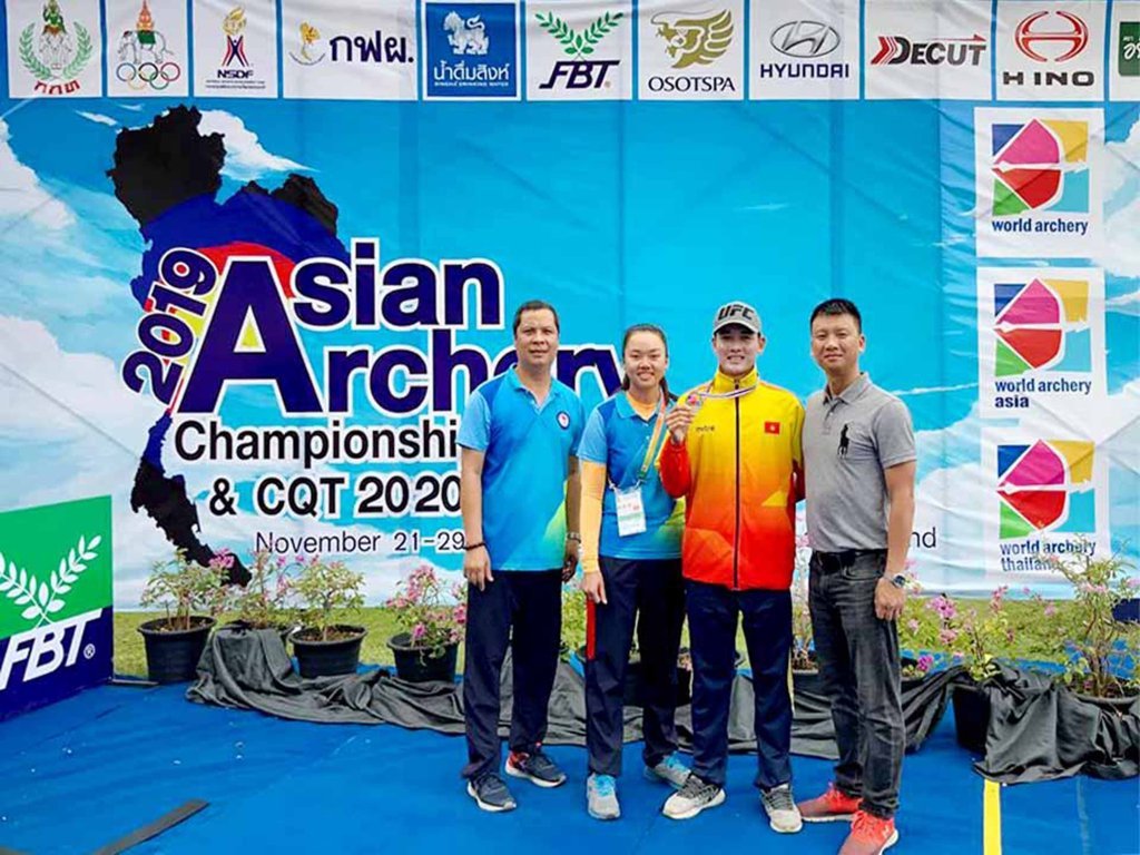 Giải vô địch bắn cung Châu Á- vòng loại Olympic 2019: Nguyễn Văn Đầy (Vĩnh Long) giành huy chương bạc