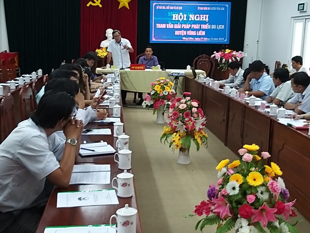 Hội nghị tham vấn ý kiến chuyên gia xây dựng sản phẩm du lịch huyện Vũng Liêm