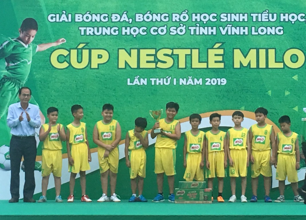 Trên 400 VĐV tham gia Giải bóng đá, bóng rổ học sinh  Tiểu học, THCS - Cúp Milo lần thứ I năm 2019