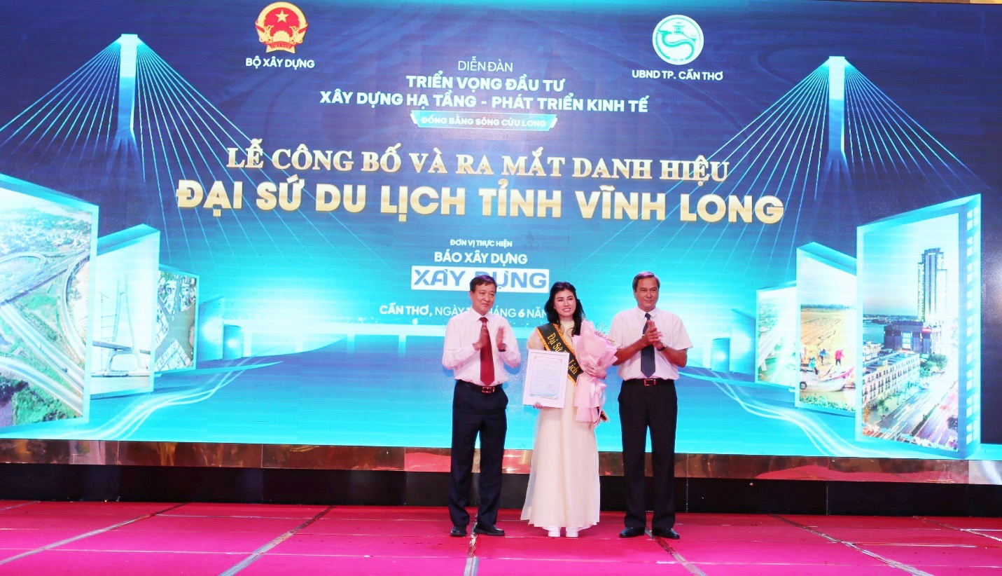 Hoa hậu Du lịch Quốc tế Emily Hồng Nhung vinh dự đảm nhận danh hiệu Đại sứ Du lịch tỉnh Vĩnh Long 