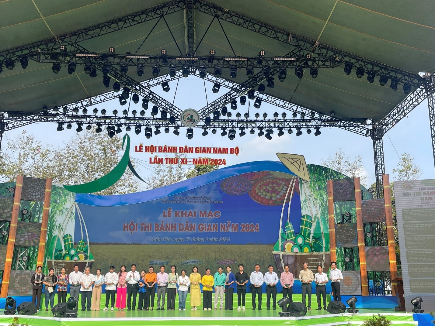 Vĩnh Long tham gia Hội thi bánh dân gian trong khuôn khổ Lễ hội Bánh dân gian Nam bộ lần thứ XI năm 2024
