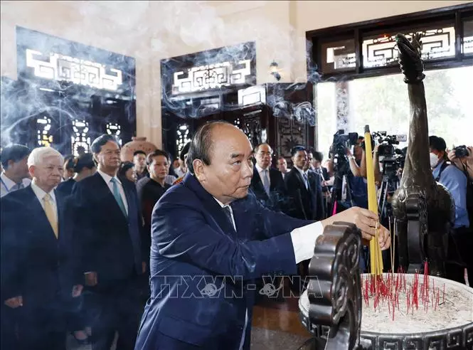 Chủ tịch nước dự Lễ kỷ niệm 110 năm Ngày sinh Chủ tịch HĐBT Phạm Hùng