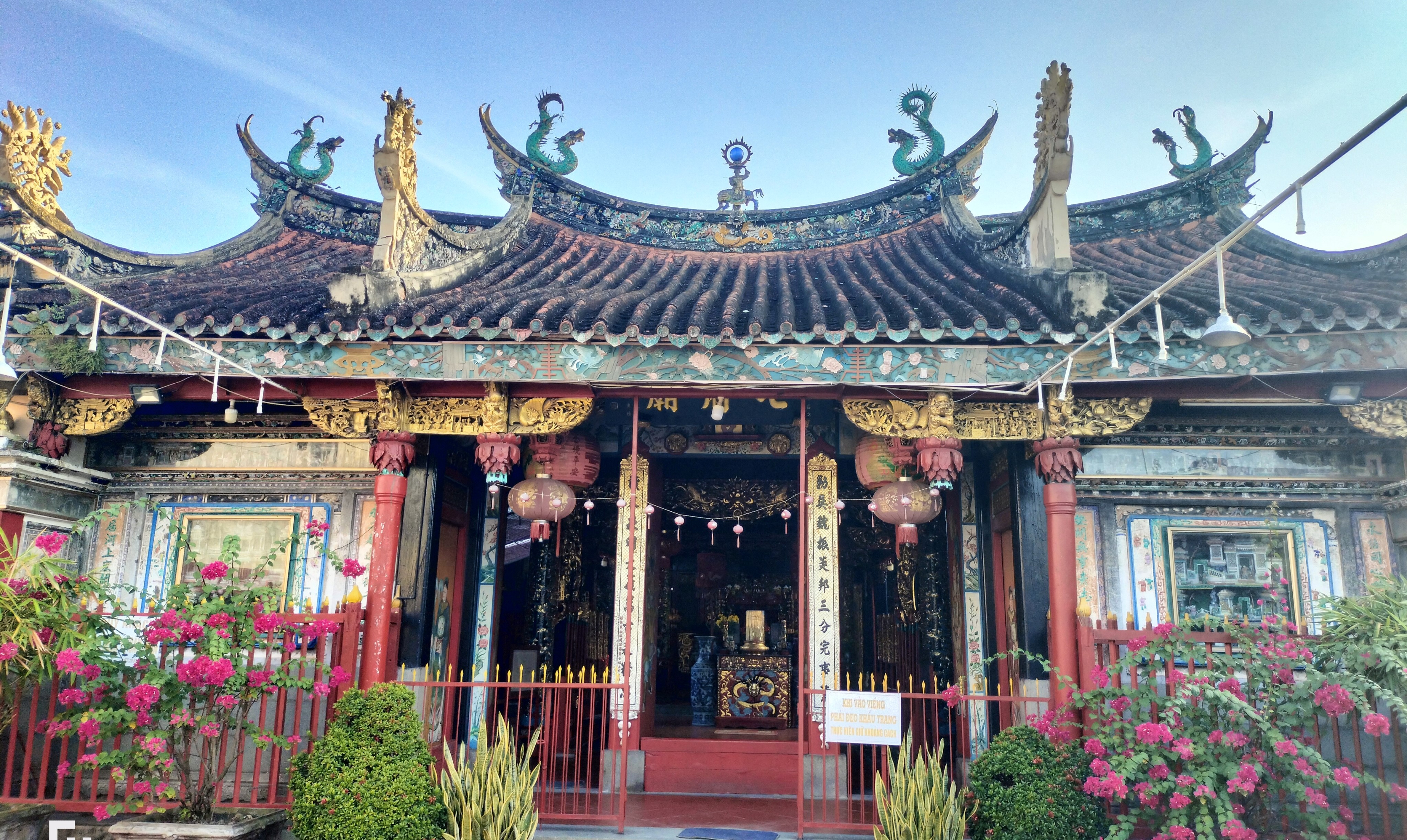 Chùa Ông - Thất Phủ Miếu ở Vĩnh Long   một kiến trúc nghệ thuật mang đậm chất người Hoa 
