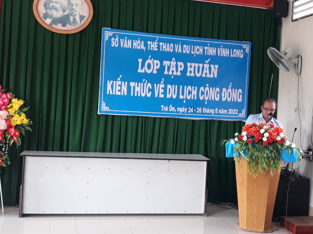 Khai giảng lớp tập huấn kiến thức du lịch cộng đồng tại huyện Trà Ôn