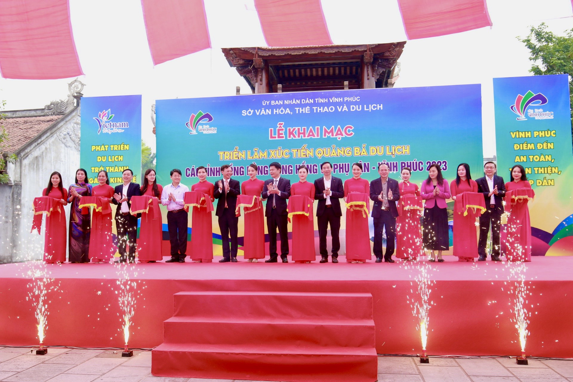 Quảng bá du lịch Thái Nguyên tại Triển lãm xúc tiến quảng bá  du lịch các tỉnh Đồng bằng sông Hồng và phụ cận - Vĩnh Phúc 2023