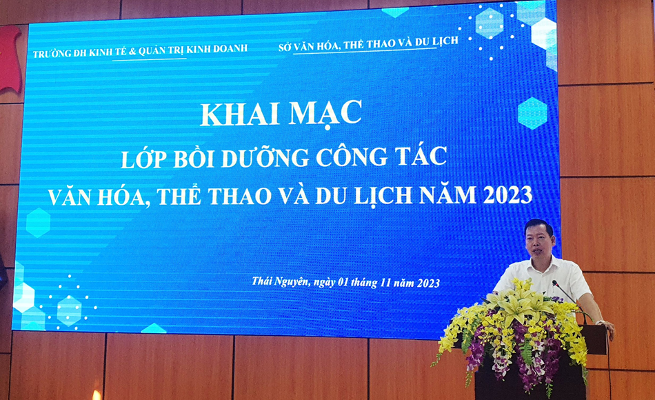Tập huấn nghiệp vụ văn hóa, thể thao và du lịch trên địa bàn tỉnh Thái Nguyên năm 2023